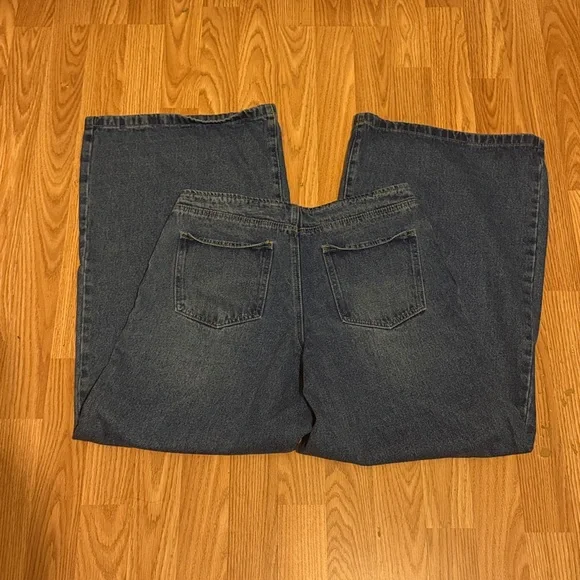 Edikted Blue Denim Jeans Y2K - Picture 5 of 9